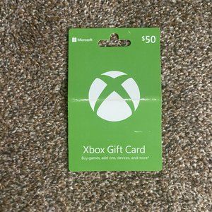 Xbox $50 gift card